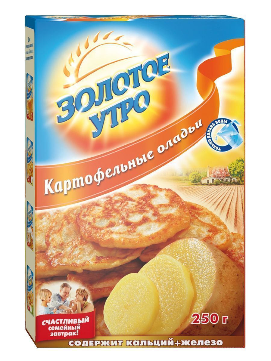 Смесь для выпечки Картофельные оладьи Золотое Утро, 250 г