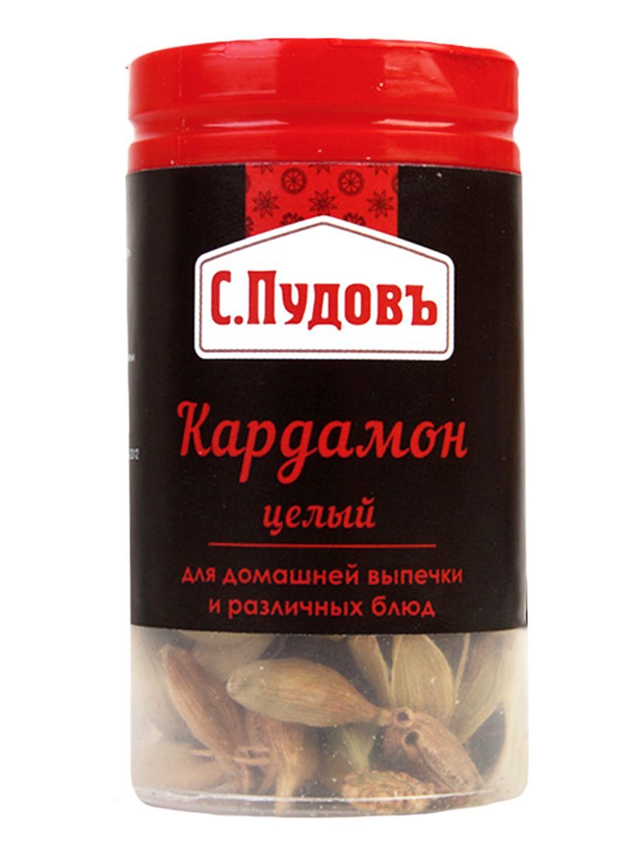 Кардамон целый С.Пудовъ,  25 г