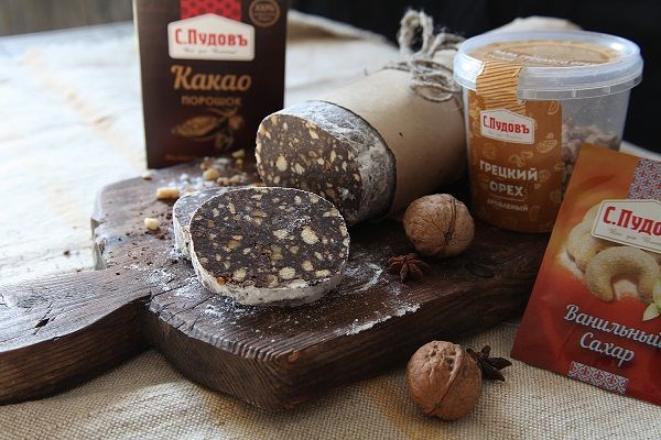 Шоколадная колбаса