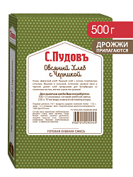 Готовая хлебная смесь Овсяный хлеб с черникой,  0.5 кг