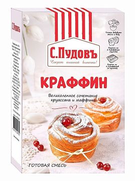 Смесь для выпечки Краффин, С.Пудовъ, 400 г - фото №1