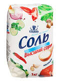Соль пищевая мелкая "КУЛИНА", 1 кг