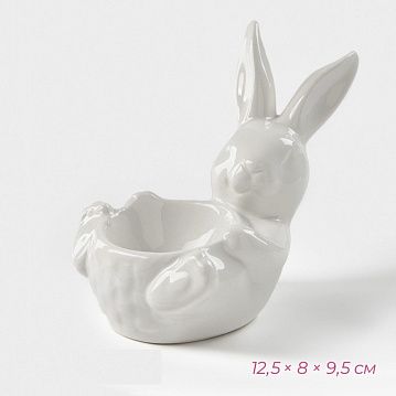 Подставка для яйца "Зайка" 12,5х8х9,5, 5287709 - фото №1