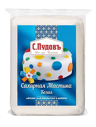 Мастика сахарная белая, С.Пудовъ, 500 г