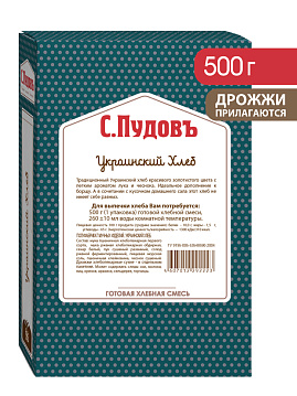 Готовая хлебная смесь Украинский хлеб, 0.5 кг - фото №1