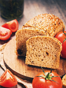 Готовая хлебная смесь Калифорнийский чесночный хлеб с кусочками сушеного томата, 0,5 кг - фото №6