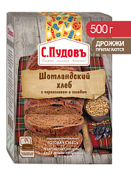 Готовая хлебная смесь Хлеб шотландский с черносливом и солодом, С.Пудовъ, 0.5 кг