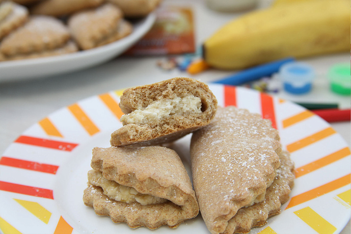 Сочники с бананом из цельнозерновой муки
