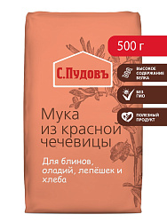 Мука чечевичная С.Пудовъ, 500 г