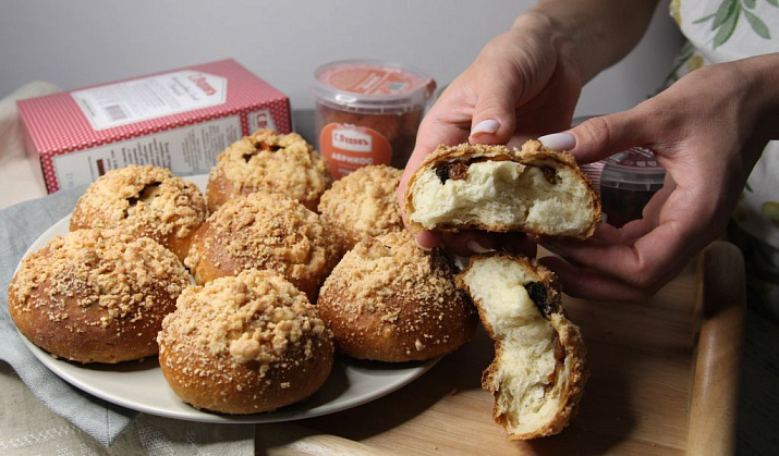 Булочки с штрейзельной крошкой