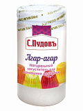 Агар-агар пищевой "С. Пудовъ" Россия, фас. 40гр, 1/40 гр