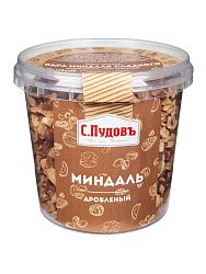 Миндаль дробленый, обжаренный С.Пудовъ, 180 г