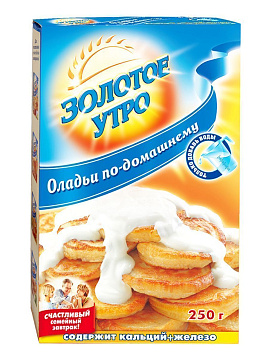 Смесь для выпечки Оладьи по-домашнему Золотое утро, 250 г - фото №1