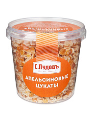Апельсиновые цукаты резаные С.Пудовъ, 0,200 кг