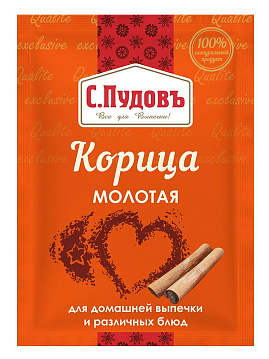 Корица молотая  С.Пудовъ, 25 г - фото №1