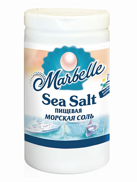 Соль морская натуральная пищевая, мелкая (помол №0) Marbelle, 80 г - фото №1