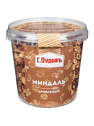 Миндаль дробленый, обжаренный С.Пудовъ, 180 г
