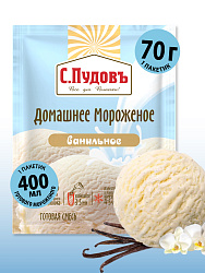 Смесь Мороженое домашнее ванильное, С.Пудовъ,  70 г