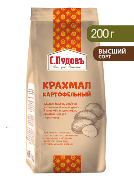 Крахмал картофельный С.Пудовъ, 200 г - фото №1
