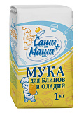 Мука для блинов и оладий  Саша+Маша, 1 кг