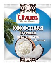 Кокосовая стружка помол Medium С.Пудовъ, 80 г