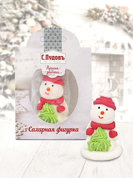 Сахарная фигурка «Снеговик» С.Пудовъ, 10 г - фото №2
