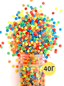 Посыпка Конфетти яркие С.Пудовъ, 40 г - фото №3
