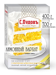 Смесь для выпечки Торт Лимонный бархат С.Пудовъ, 400 г