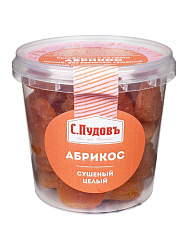 Абрикос целый, без косточки, сушеный С.Пудовъ, 0,250 кг