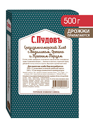 Готовая хлебная смесь Средиземноморский хлеб с базиликом, орегано и красным перцем, 0.5 кг