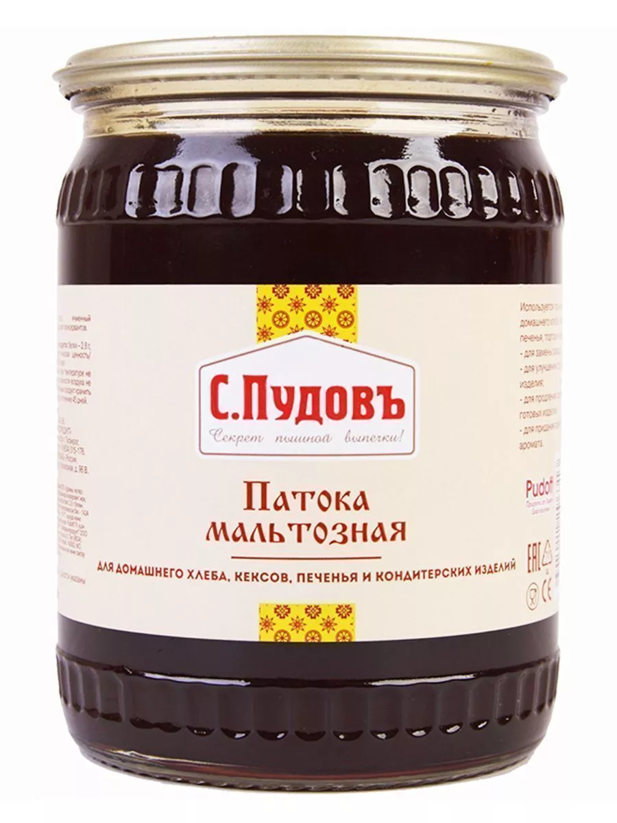 Патока мальтозная С. Пудовъ, 700 г — Купить по выгодной цене в  интернет-магазине С.Пудовъ