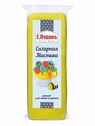 Мастика сахарная желтая, С. Пудовъ, 100 г