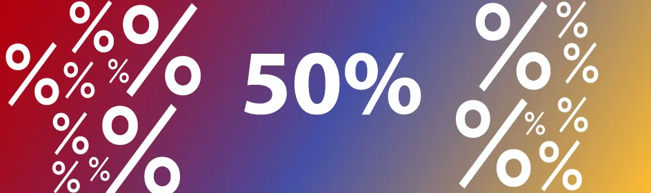 Акции и скидки - Распродажа 50%