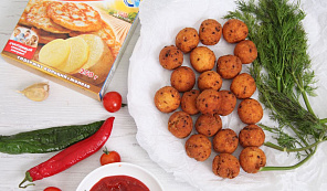 Картофельные шарики в кукурузной муке со специями